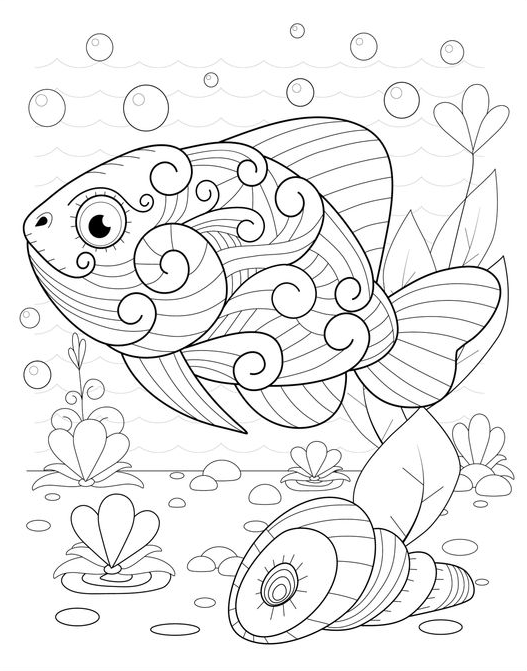 Coloring Pictures For Kids With FREE Ocean & Under the Sea Colouring Pages