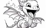 Dragon Coloring Page   Dragon Coloring Pages Free Dragons To Print And Color