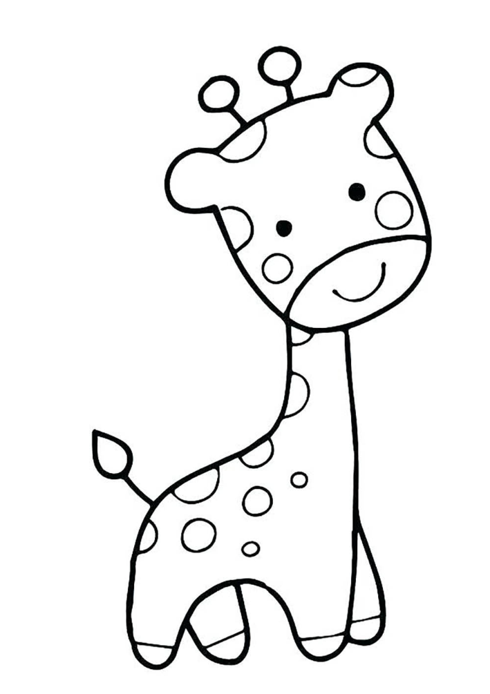 Kids Colouring Pages With Giraffes Coloring Pages for Kids
