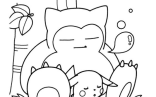 Pokemon Coloring Pages Snorlax Coloring Pages