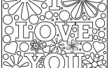 Quote Coloring Pages I Love You Coloring Pages