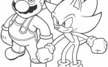 Sonic Coloring Pages Printable Sonic Coloring Pages For Kids