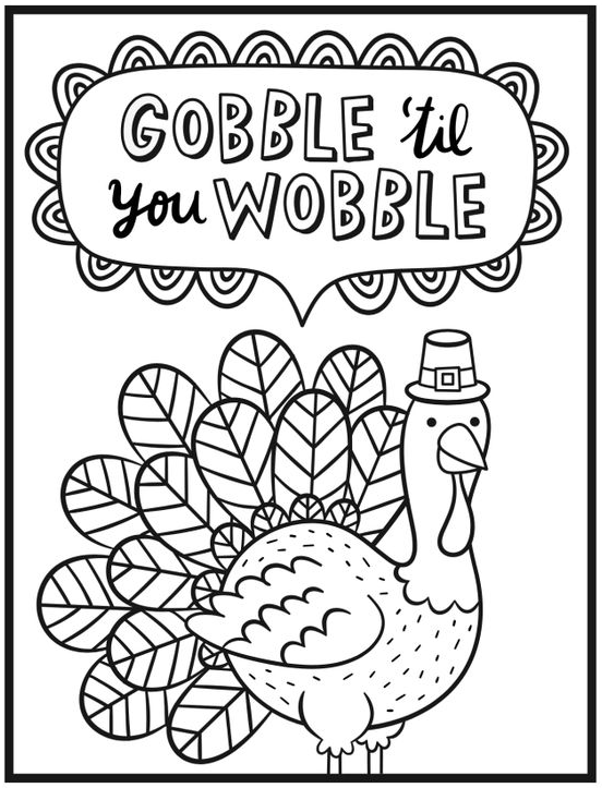 Thanksgiving Coloring Sheets FREE Thanksgiving Coloring Pages for Adults & Kids