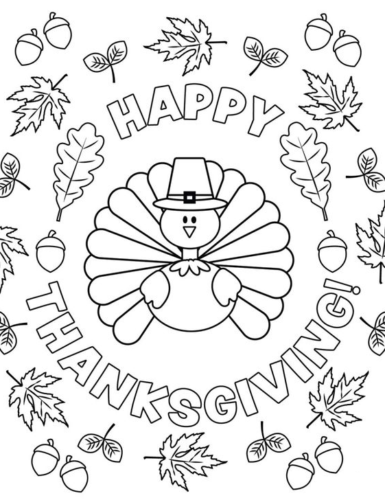 Thanksgiving Coloring Sheets Happy Thanksgiving Coloring Pages FREE Printables