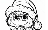 Unleash Your Creativity With A Grinch Coloring Page Zicxa Photos