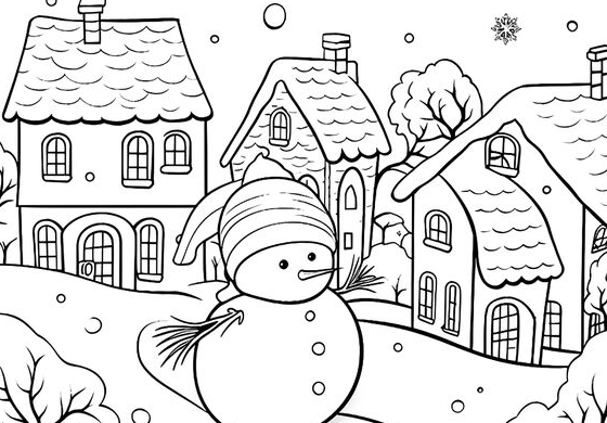 Winter Coloring Pages   Winter Coloring Pages For Kids 2024 Free Printable Sheets