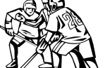 Olympic Coloring Pages   Olympic Hockey Coloring Page