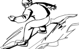 Olympic Coloring Pages   Snowboarding Coloring Page