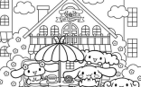 Amazing Hello Kitty Coloring Pages Photo