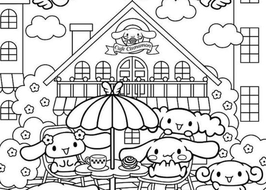 Amazing Hello Kitty Coloring Pages Photo