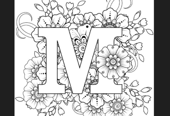 Coloring Book Art   Coloring Book Art Flower