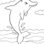 Dophin Coloring Pages   Wonderful Dolphin Coloring Pages