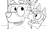 Bluey Coloring Pages   Bluey Coloring Pages