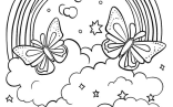 Coloring Pages Free Printable   Rainbow Coloring Pages 2024 Free Printable Sheets