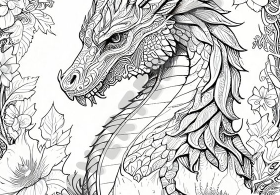 Coloring Sheets For Adults   The House Of The Dragons Inspired Coloring Pages