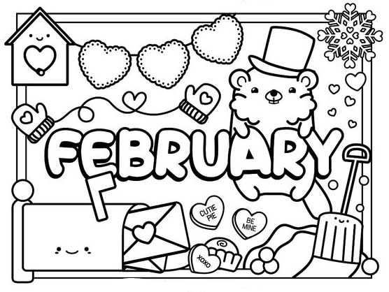 Valentine Coloring Pages – Rainbow Heart Coloring Page Free Printable ...