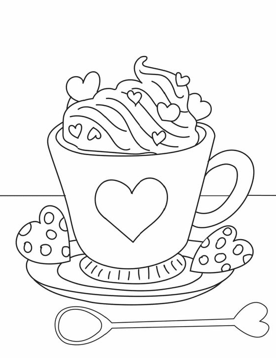 Valentines Coloring    Free Printable Valentine's Day Coloring