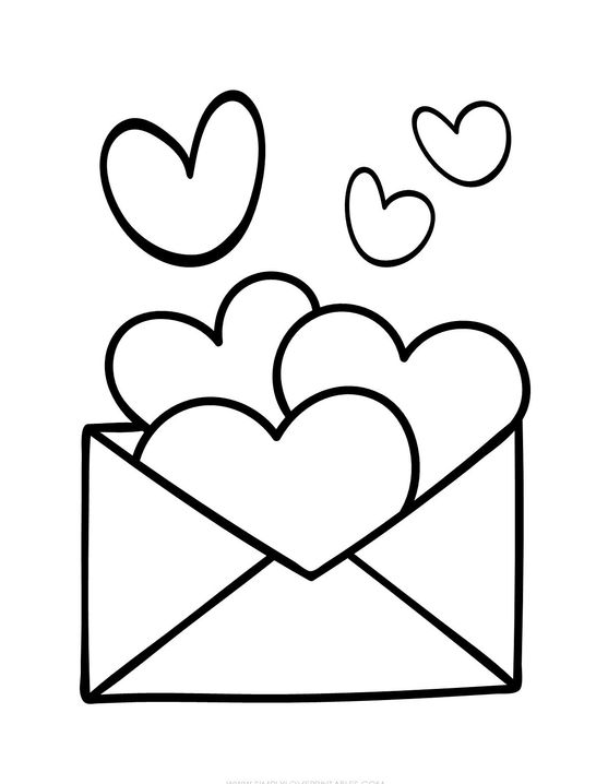 Valentines Coloring Pages   Free Valentine's Day Coloring Pages For