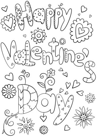 Valentines Coloring Pages   Valentines Coloring Pages