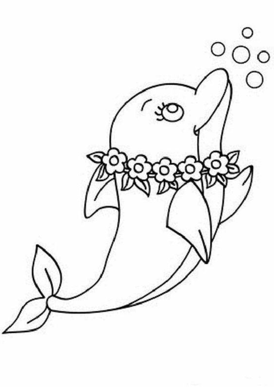Dolphin Art - Free & Easy To Print Dolphin Coloring Pages Cute
