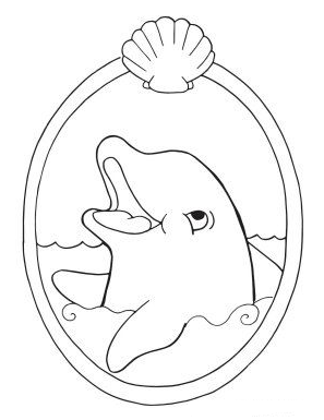 Dolphin Painting   Dolphin Coloring Pages For