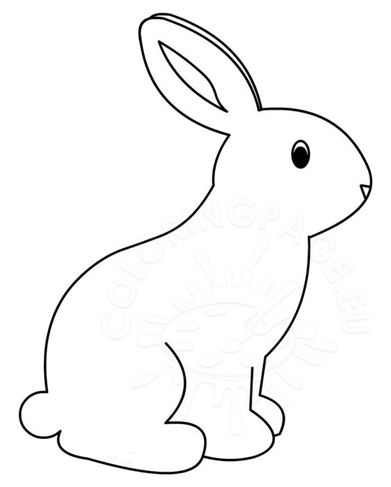Rabbit Drawing - Printable Rabbit Coloring Pages For Kids