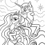 Princess Luna Coloring Pages   Princess Luna With Nightmare Moon Alter Ego Coloring Page For Kids