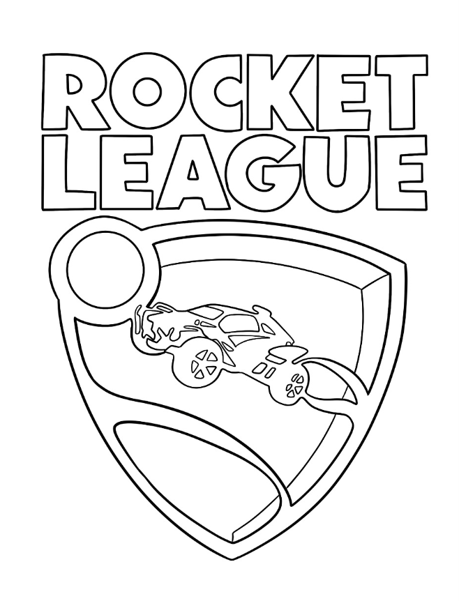 Rocket League Coloring Pages   Rocket League