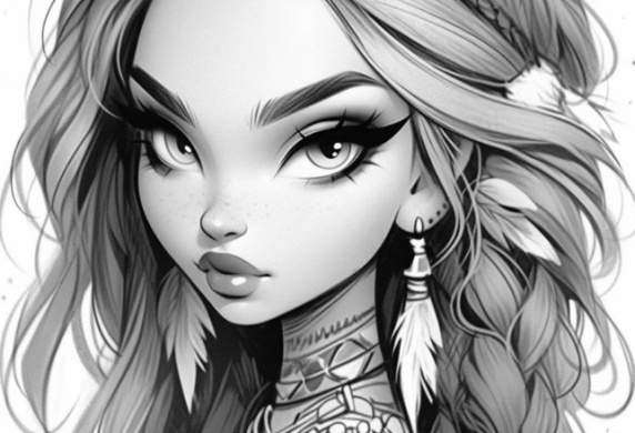 Grayscale Coloring   Grayscale Coloring Pdf Images Of Girls That Go Grayscale Coloring Animation Character Drawings Grayscale Art Grayscale Coloring Books