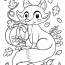 Fall Fox Coloring Sheet