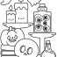 Spooky Cute Halloween Coloring Page