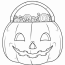 Trick Or Treat Pumpkin With Candy To Color