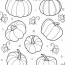 Various Pumpkins To Color