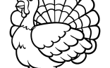 Classy Thanksgiving Turkey Coloring Pages Gallery