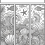 Dreamy Bookmarks Coloring Pages Gallery