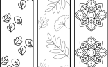 Dreamy Bookmarks Coloring Pages Ideas