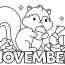 November Coloring Pages With More Details Photos