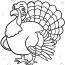 Outsanding Thanksgiving Turkey Coloring Pages Gallery