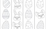 Printable Easter Bookmarks To Color