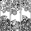 Printable Flower Bookmarks To Color