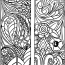 Printable Paisley Coloring Pages Bookmarks