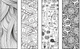 Printable Pattern Bookmarks To Color