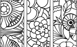 Printable Zentangle Bookmarks Patterns