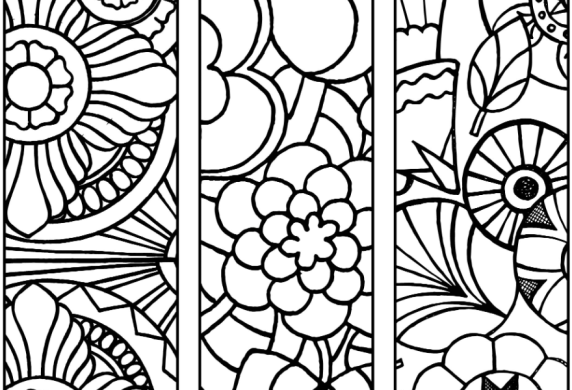 Printable Zentangle Bookmarks Patterns