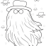 Simple Cousin Itt Coloring Sheet