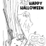 Simple Ghost Halloween Coloring Pages