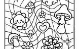 Stay Groovy Hippie Poster Coloring Sheet