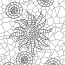 Sun, Moon, And Stars Mosaic Coloring Page