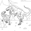 T Rex Preying On An Allosaurus