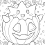 Togepi In A Jack O Lantern Coloring Page For Preschoolers